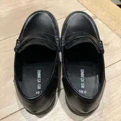 COMME CA ISM ブラックローファー 19.0