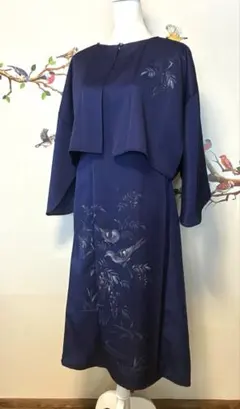 ほ*う様 着物　リメイク　ロングワンピース　ボレロ　セット　セットアップ　ゆった