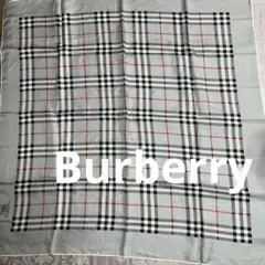 Burberrys チェック柄 シルクスカーフ 約90cm