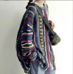 アンティカ ジャガードニット