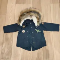 恐竜刺繍ファー付きジャケット