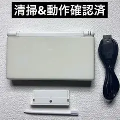 kz8【清掃&動作確認済】NintendoDS Lite クリスタルホワイト本体