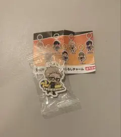 くら寿司　ハイキューコラボ　めじるしキーホルダー　月島蛍