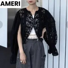 AMERI BUSTIER LIKE レースブラウス 黒 - メルカリ