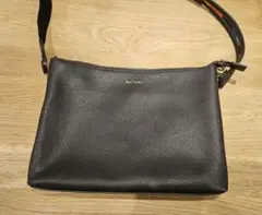 【美品】ポールスミス　ショルダーバッグ クラッチバッグ　レザー　ブラウンのサムネイル