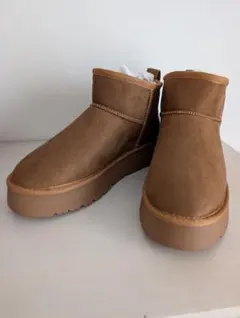 ☆新品未使用☆AZUL ブラウン ムートンブーツ