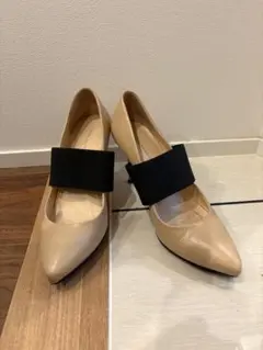 FABIO RUSCONI ハイヒールパンプス 37 ヌードカラー　15日まで！