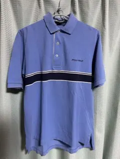 【90s/ナイガイ製】ポロゴルフ ラルフローレン チェストライン ポロシャツ Mのサムネイル