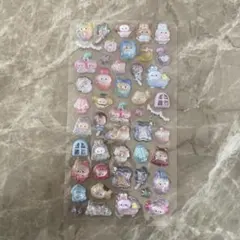 ボンボンドロップシール うさぎ