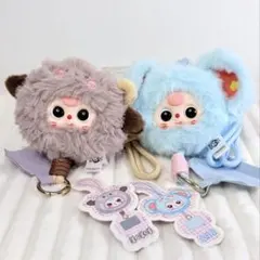 Baby three ベイビースリー　スマホストラップ　ゾウ　羊　ぬいぐるみ