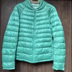 グリーン ダウンジャケット
