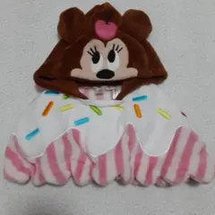 80 ベビーポンチョ　ディズニー　ベビーミニ〜ちゃん