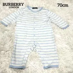 BURBERRY LONDON 総柄　カバーオール　つなぎ　インナー　70cm