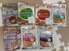 離乳食　ベビーフード　12ヶ月　キューピー＆ピジョン7点セット