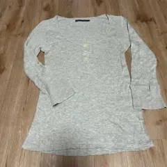 値下げ‼️ラルフローレン　七分丈Tシャツ　グレー　L