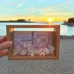 ⑦海辺のサロンに！沖縄の海の作品