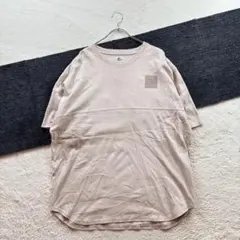 ✨キャンプセブン/L/ベージュ/Tシャツ/ロゴプリント/ロゴ立体加工のサムネイル