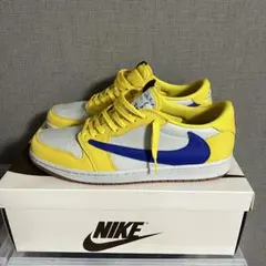 【美品】Travis Scott Air Jordan1 Canary 30cm