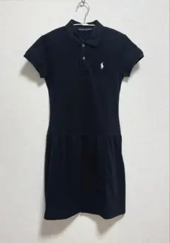 RALPH LAUREN ラルフローレン　ポロシャツワンピース　黒　Mサイズのサムネイル