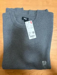 グレー ニットセーター XL