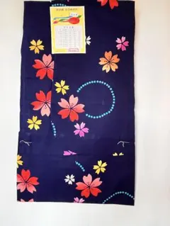 女児　3〜4歳用さくら柄浴衣　100cm前後対応　仕立て上り品