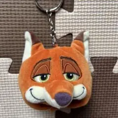 ディズニー　ニックファンキャップキーチェーン　ズートピア