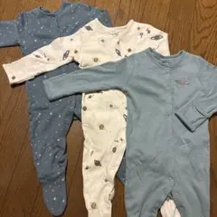 mamas&papas 6-9ヶ月　ロンパース3点セット