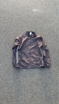 00s adidas ブラックフェードナイロンジャケット