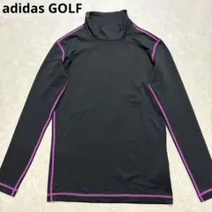 アディダスゴルフ★薄手ストレッチ★モックネックシャツ【レディース サイズS】