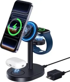 MagSafe充電器 3in1 ワイヤレス充電器 15W急速充電 未使用品