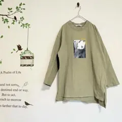 RADIATE /フォトプリント 長袖カットソー ロングTシャツ M ヤマダヤのサムネイル