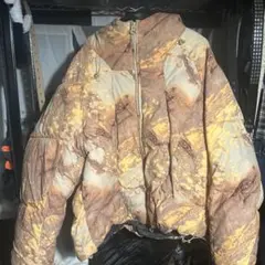 ZARA アブストラクトプリントキルティングジャケット 即完品