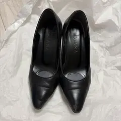 ☆週末セール☆DIANA 黒 ポインテッドトゥ ハイヒール
