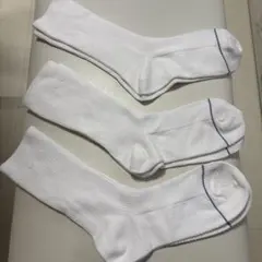 無印良品　ホワイト ソックス 3足セットのサムネイル