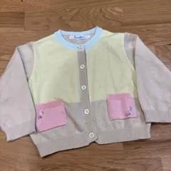 【美品】familiar カーディガン 80サイズ
