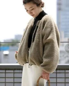 FREAK’S STORE リバーシブル　ボア　ジャケット　ブルゾン