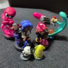 Splatoon　amiibo　4個セット　チョコエッグおまけ付き