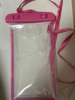 防水ケース ピンク 透明