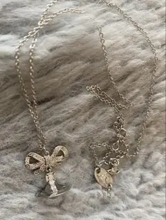 Vivienne Westwood リボン オーブ ネックレスのサムネイル