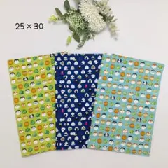 25×30ランチョンマット ３枚セット 男の子 柴犬 豆柴 入園　保育園　小学校