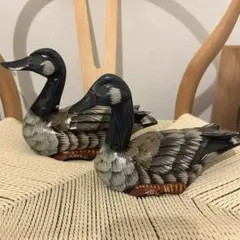 デコイ　stoney point decoys サイン入り　置物　鴨　彫刻 デコイ stoney point decoys サイン入り 置物 鴨 彫刻 | Mercari