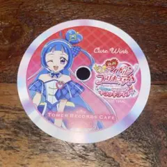 映画キミとアイドルプリキュア タワレコカフェ 特典 コースター キュアウインク