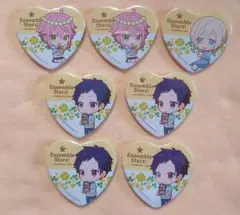 あんスタ ハート型缶バッジ≪姫宮桃李・天祥院英智・伏見弓弦≫アニカフェ