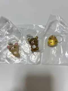 リラックマ クリアマスコットチャーム めじるしアクセサリー ガチャ