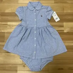 美品】ラルフローレン シャツドレス 18M 85-95 ブルマ・靴下付 - メルカリ