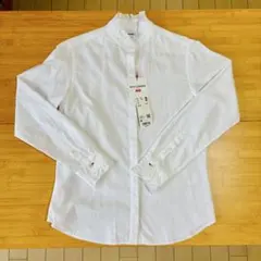 ユニクロ INES DE LA FRESSANGE コットンフリルシャツ　白　M