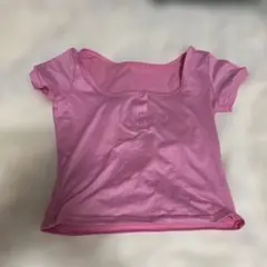 ピンク 半袖Tシャツ