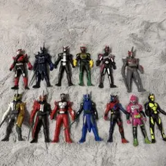 仮面ライダー フィギュア 13体セット ソフビ