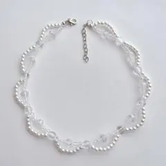 ビーズネックレス ハンドメイド