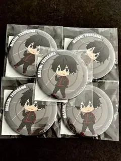 カ*。様 桃源暗鬼 淀川真澄 くじ引き堂 缶バッジ 5点セット まとめ売り